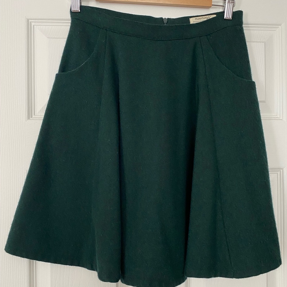 Meemoza made in Montreal wool skirt.